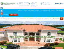 Tablet Screenshot of libertyproperties-svg.com